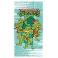 thumbnail image 1 of TMNT Beach Towel, 30"x60", TMNT Turtle Group Beach Towel, 1 of 6