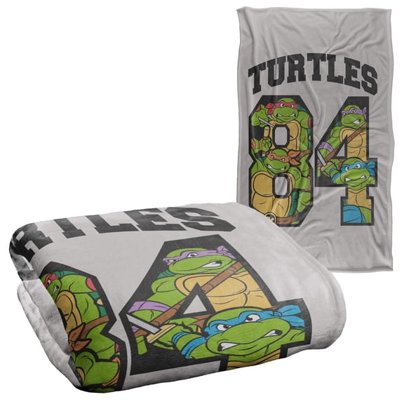 TMNT Blanket, 36"x58" TMNT 84 Silky Touch Super Soft Throw Blanket