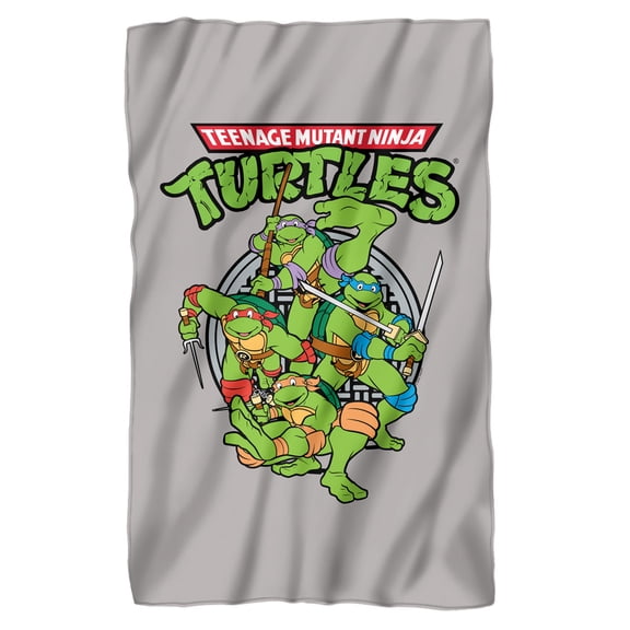 TMNT Blanket, 36"x58" TMNT Group Fleece Blanket