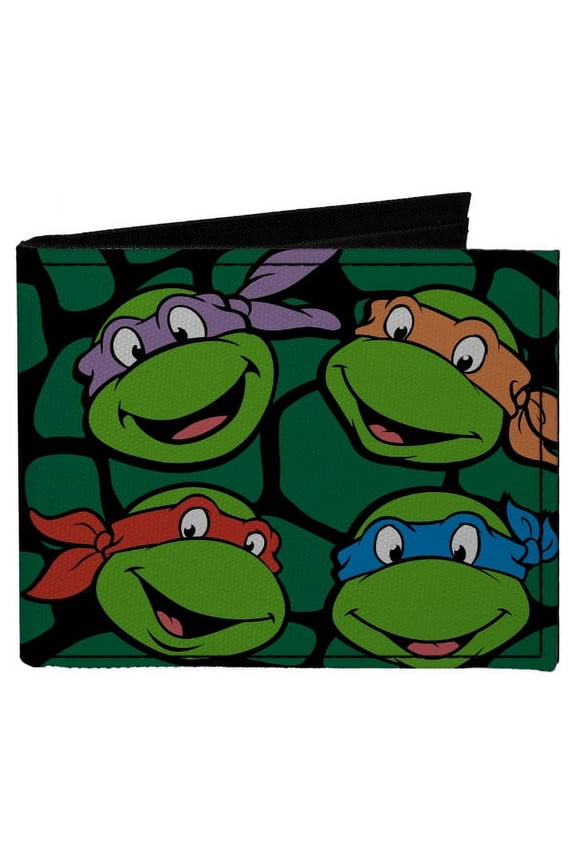 TMNT Cartoon TV Series Ninja's Turtle Shell Bi-Fold Wallet