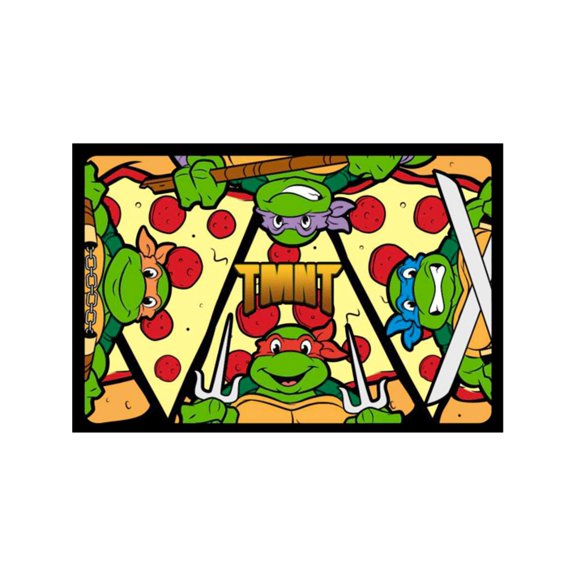 TMNT Cartoon TV Series Pizza & Turtles Dog Cat Pet Place Mat