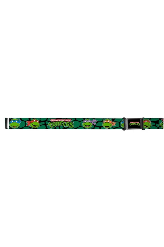 TMNT Cartoon TV Series Shell Faces Magnetic Web Belt