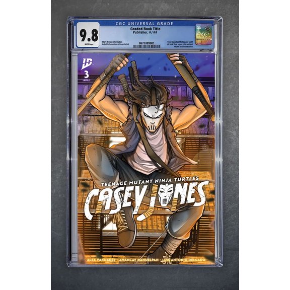 TMNT: Casey Jones 3 CGC Universal Series 9.8 Nate Melendez Variant A Trade LTD 500 [12/17/25]