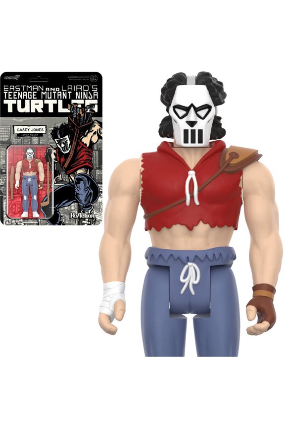 TMNT Casey Jones (Comic Color) 3 3/4-Inch ReAction Figure
