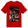 thumbnail image 1 of TMNT Comic Origins Casey Jones & Raphael Comic Art Crew Neck Short Sleeve Red Men's T-shirt-Large, 1 of 4