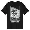 thumbnail image 1 of TMNT Comic Origins Raphael Comic Art Men's Black Short Sleeve Crew Neck Tee-XS, 1 of 7
