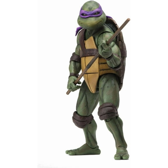 TMNT Donatello Action Figure - 1990 Movie Version 7-inch Articulated Collectible with Accessories