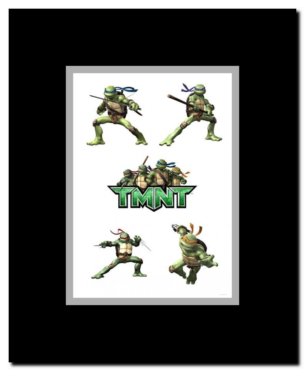 TMNT Framed Movie Poster