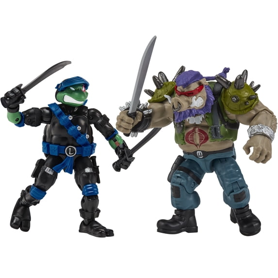 Teenage Mutant Ninja Turtles x G.I. JOE: Snakes Eyes x Leo vs. Ripper x Bebop