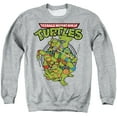 thumbnail image 1 of TMNT Group Unisex Adult Crewneck Sweatshirt (Medium) Athletic Heather, 1 of 1
