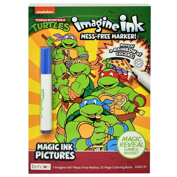 TMNT Imagine Ink Coloring Book VL, Ninja Turtles , Boys