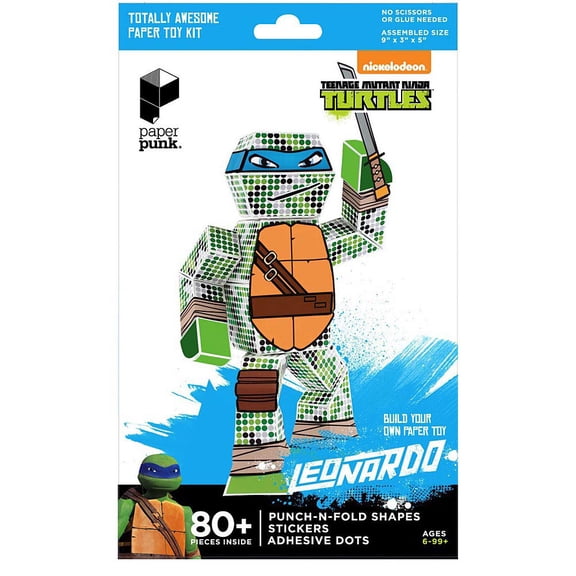 TMNT Leonardo Paper Punk Action Figure,  Cartoons | Comics by Paper Punk