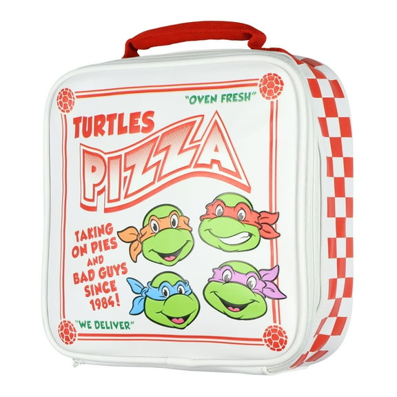 TMNT Lunch Box Nickelodeon Teenage Mutant Ninja Turtles Oven Fresh Turtles Pizza Box Lunch Bag Tote
