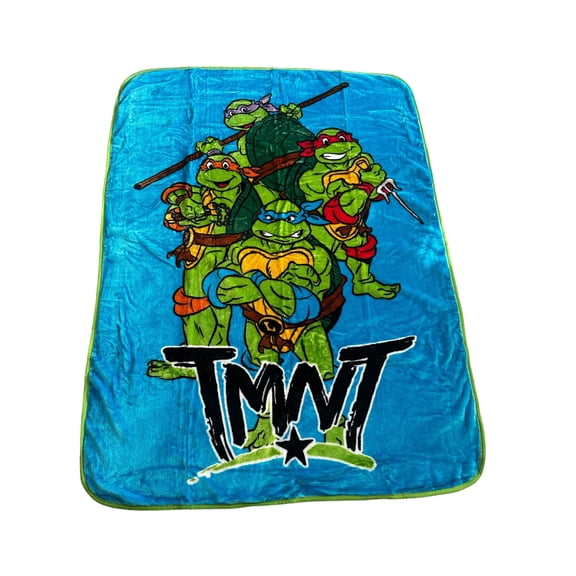 TMNT Mayhem Ninja Turtles Plush 60"x80" Twin Size Blanket TMNT Mayhem Ninja Turtles Plush 60"x80" Twin Size Blanket