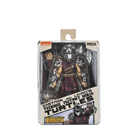NECA Teenage Mutant Ninja Turtles Mirage Comics Battle Damaged Shredder 7" Scale Action Figure