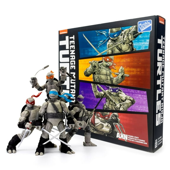 TMNT Multipack Deluxe Box Assortment BST AXN B&W 4-pack