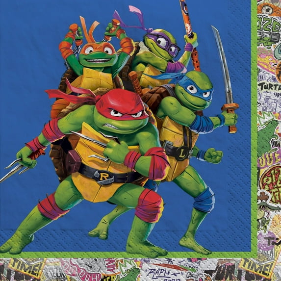 TMNT: Mutant Mayhem Luncheon Napkins, 16ct
