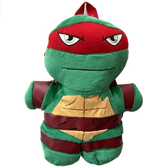 TMNT Ninja Turtle 14" Plush Backpack -Rafael