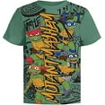 thumbnail image 1 of TMNT Ninja Turtles T-Shirt Outfit Boy Tee Toddlers Birthday to Kids Clothes 7 Gn SS, 1 of 2