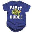 thumbnail image 1 of TMNT Party Dude Unisex Infant Snap Suit for Baby (18 Months) Royal Blue, 1 of 2