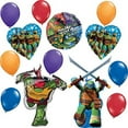 thumbnail image 1 of TMNT Party Supplies Teenage Mutant Ninja Turtles Leonardo and Raphael Birthday Balloon Bouquet Decorations, 1 of 9
