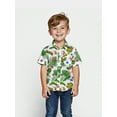 thumbnail image 1 of Teenage Mutant Ninja Turtles Boys Pizza Graphic Button-Up Cotton Tee with Short Sleeves, Sizes XS-2XL, 1 of 5