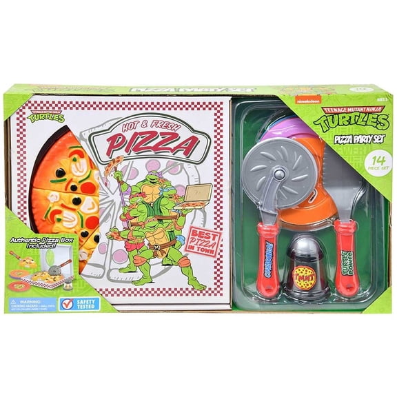 TMNT Pizza Party Playset in Box, Ninja Turtles, Playset