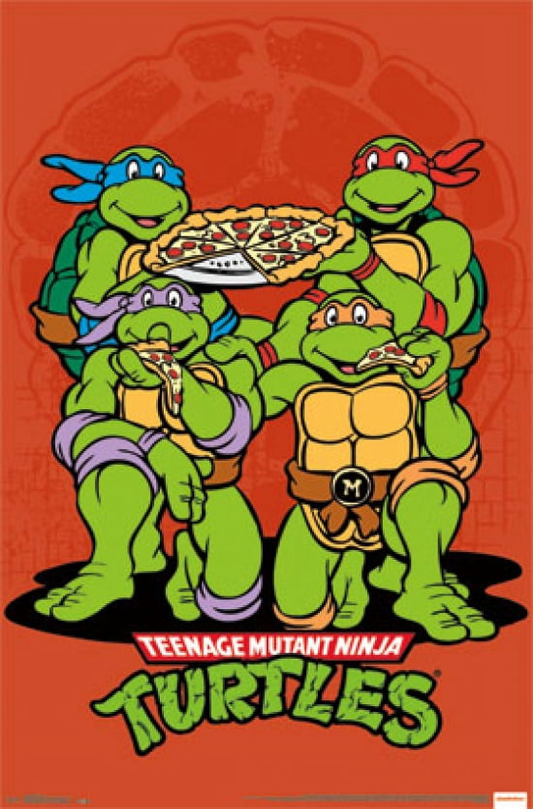 TMNT - Pizza Poster Print (22 x 34) - Walmart.com