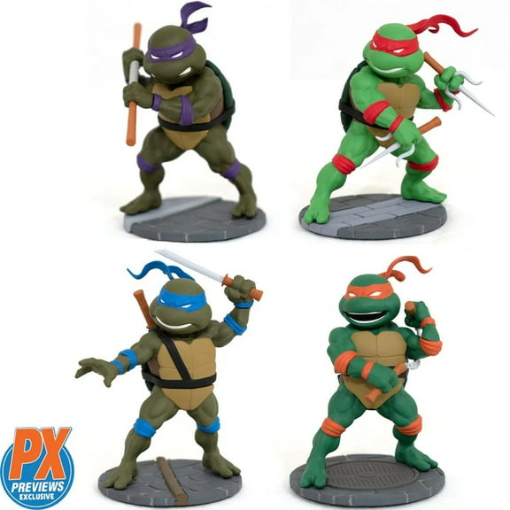 TMNT Retro D-Formz Mini-Figure Box Set SDCC 23