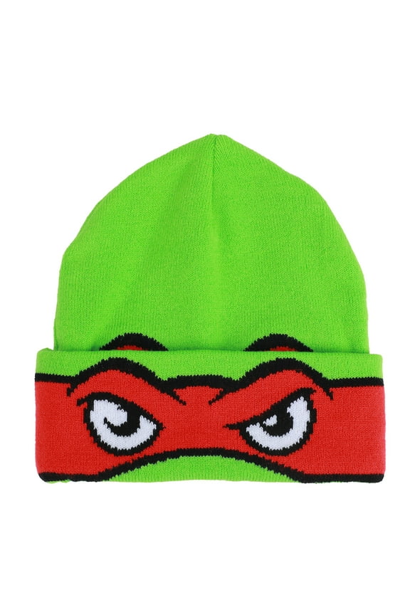 TMNT Rolldown Ralph Adult Mesh Eye Green Beanie