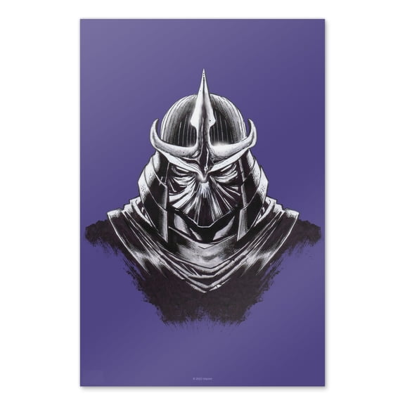 TMNT Shredder Head Wall Art Picture Paper Poster Dcor Home Decoration