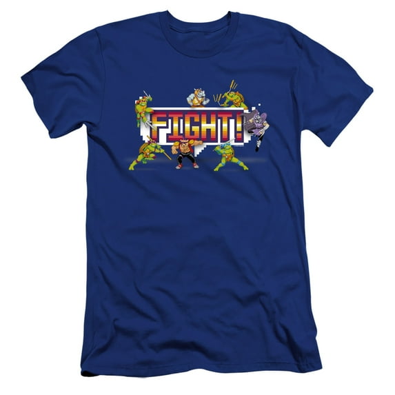 TMNT Teenage Mutant Ninja Turtles Arcade Fight Unisex Adult Canvas Brand T Shirt