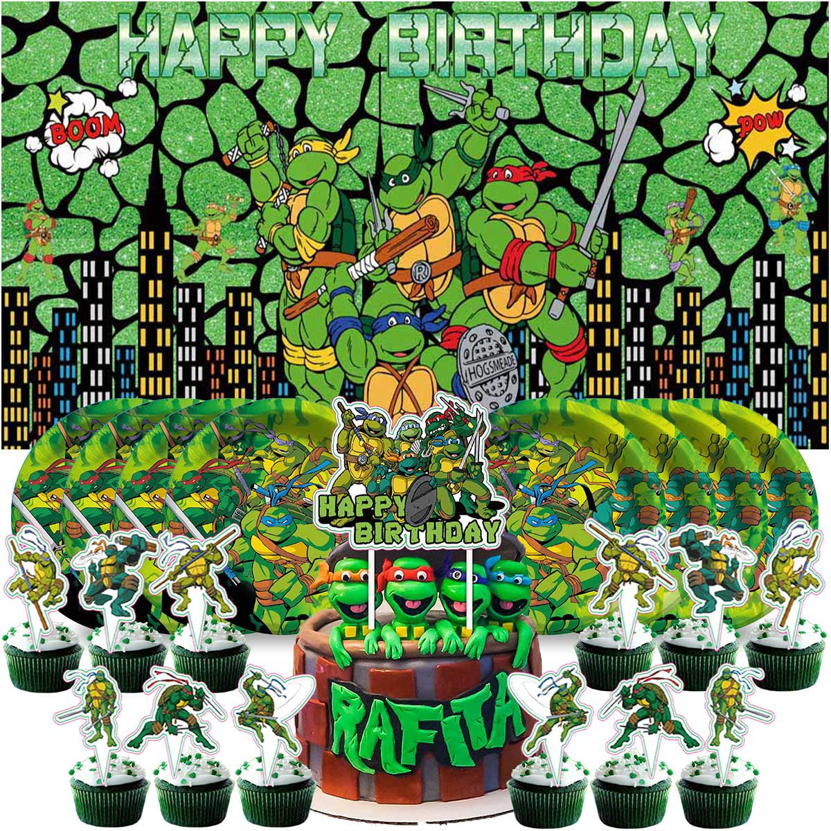 c*e様 Teenage Mutant Ninja Turtles Party Teenage Mutant Ninja Turtles Set Lot Bulk Kids Birthday