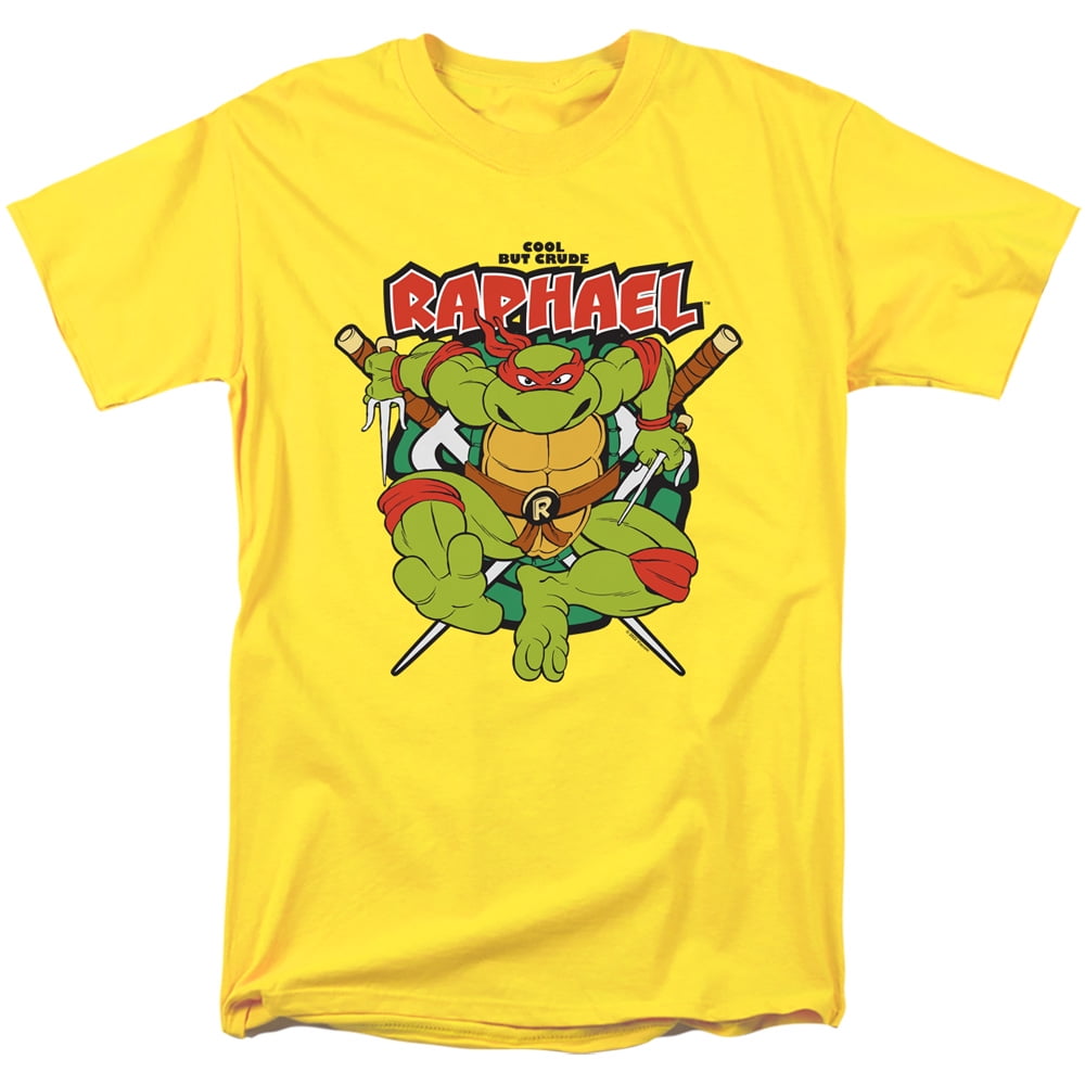 Maglietta Unisex Popfunk TMNT Raphael – Tartarughe Ninja – Cotone Ringspun, Vestibilità Regolare, Colore Grigio Carbone – Regalo Per Adolescenti E Adulti