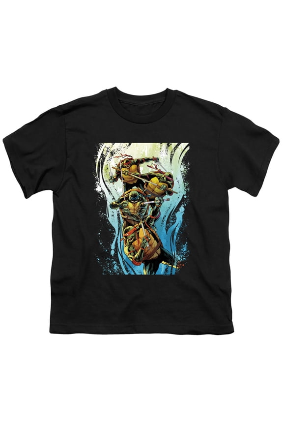 TMNT Teenage Mutant Ninja Turtles Cool Rainbow Warriors Unisex Youth T Shirt