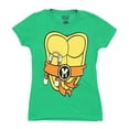 thumbnail image 1 of TMNT Teenage Mutant Ninja Turtles Costume Green Juniors T-shirt, 1 of 2