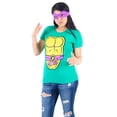 thumbnail image 1 of TMNT Teenage Mutant Ninja Turtles Costume Green Juniors T-shirt, 1 of 2