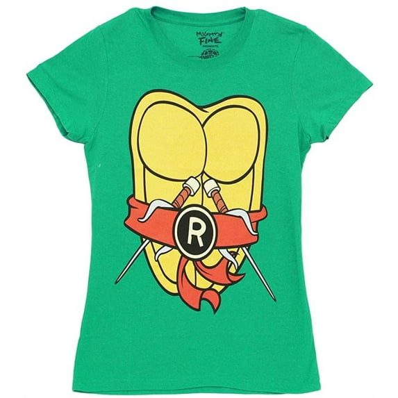 TMNT Teenage Mutant Ninja Turtles Costume Green Juniors T-shirt