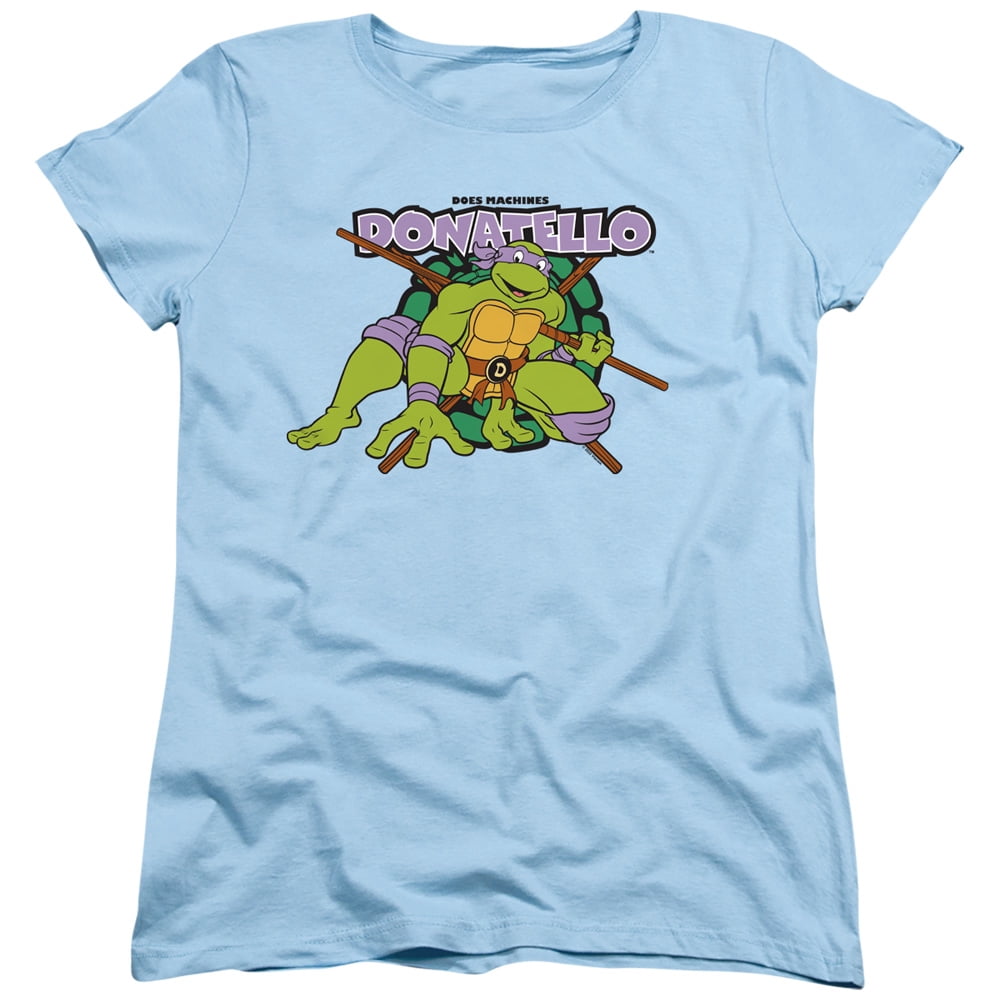 Camiseta Unisex TMNT Donatello Does Machines - Color Morado, Algodón Premium - Para Fans De Las Tortugas Ninja
