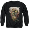 thumbnail image 1 of TMNT Teenage Mutant Ninja Turtles Earthy Rainbow Warriors Unisex Adult Crewneck Sweatshirt, 1 of 2