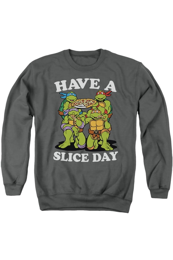 TMNT Teenage Mutant Ninja Turtles Have A Slice Day Unisex Adult Crewneck Sweatshirt