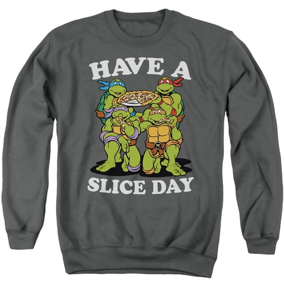 TMNT Teenage Mutant Ninja Turtles Have A Slice Day Unisex Adult Crewneck Sweatshirt