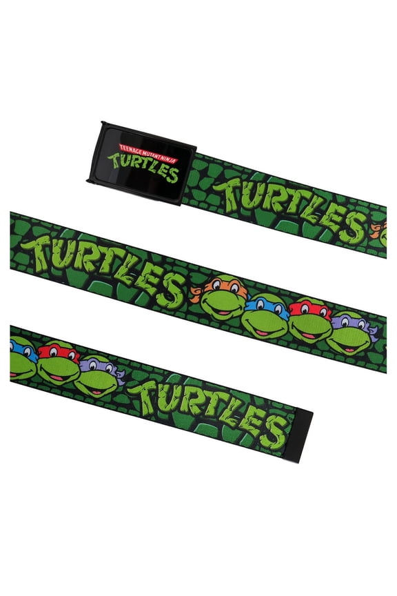 TMNT Teenage Mutant Ninja Turtles Heroes in a Half Shell Web Belt