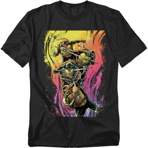 Tmnt T-Shirt Hot Rainbow Warriors Unisex Graphic Tee For Men & Women