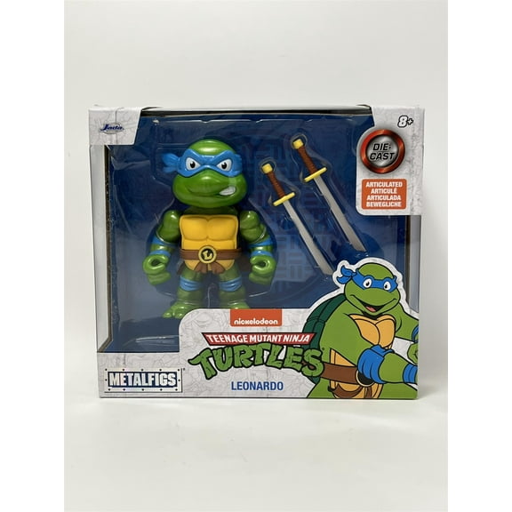 TMNT Teenage Mutant Ninja Turtles Leonardo 4 Inch Figure Jada 253283000