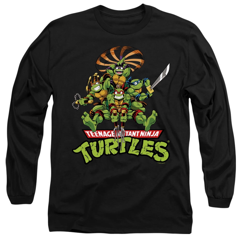 TMNT Teenage Mutant Ninja Turtles Manga Turtles Unisex Adult Long-Sleeve T  Shirt 