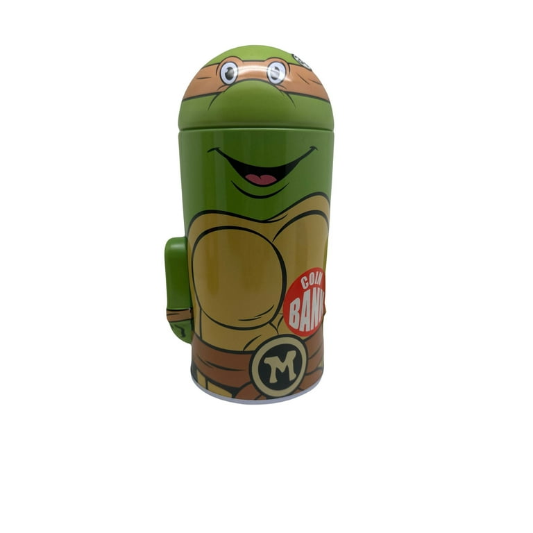 アメコミ Teenage Mutant Ninja Turtles coin bank TMNT Teenage Mutant Ninja Turtles Michelangelo Molded Tin Coin
