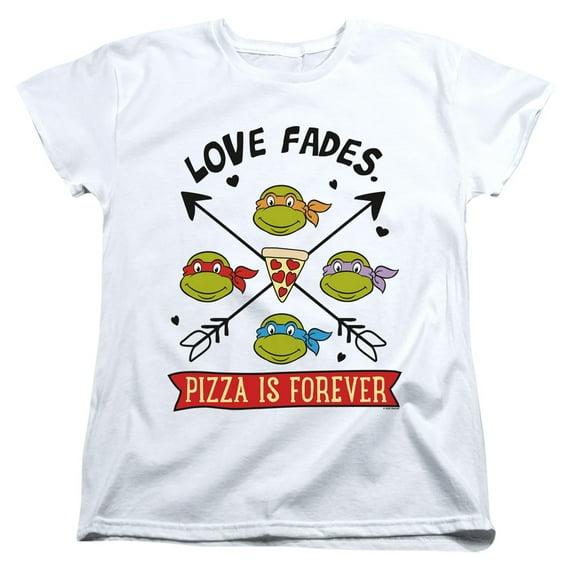 TMNT Teenage Mutant Ninja Turtles Pizza Is Forever Women's T Shirt