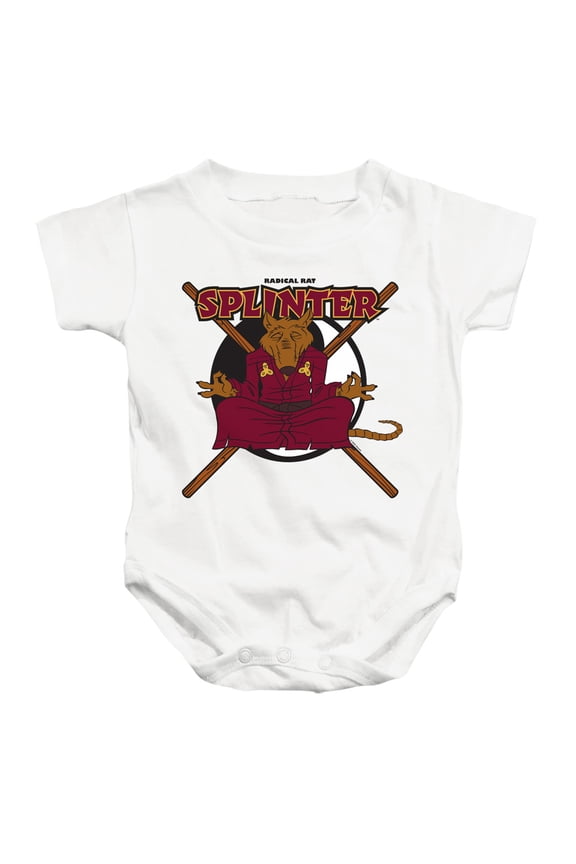 TMNT Teenage Mutant Ninja Turtles Radical Rat Splinter Unisex Infant Snap Suit for Baby