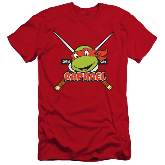 TMNT Teenage Mutant Ninja Turtles Raphael Since 1984 Unisex Adult Canvas Brand T Shirt
